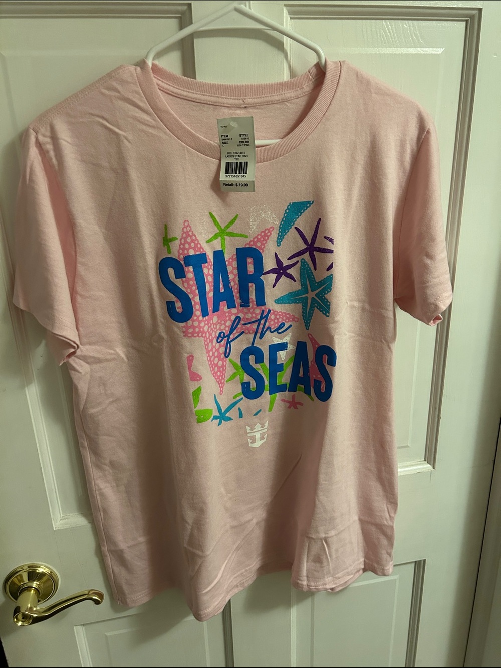 Star of the Seas Pink Graphic Tee - Royal Caribbean